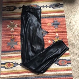 Express leather leggings